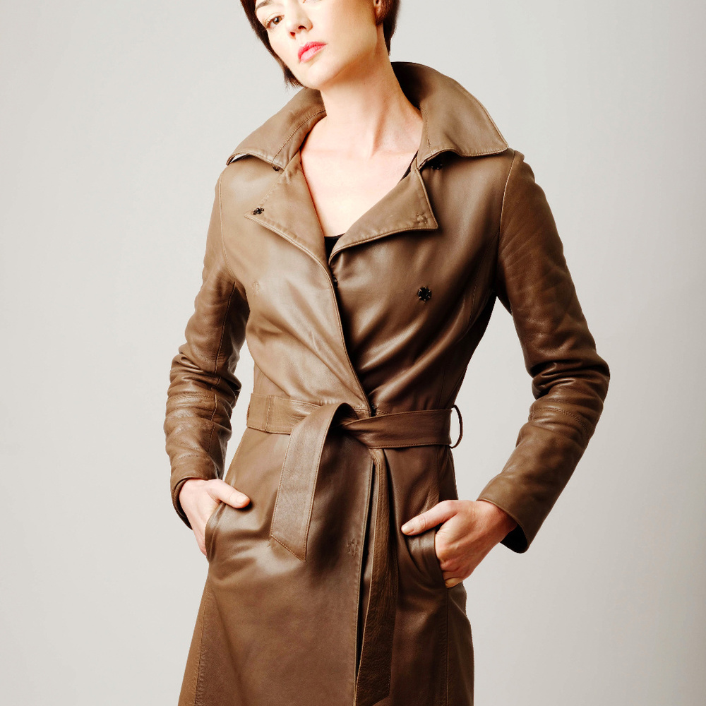 Vintage Joseph Leather trench